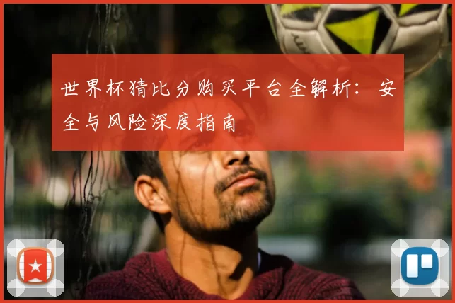 世界杯猜比分购买平台全解析：安全与风险深度指南