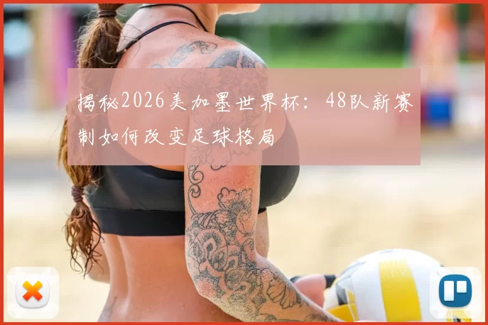 揭秘2026美加墨世界杯：48队新赛制如何改变足球格局