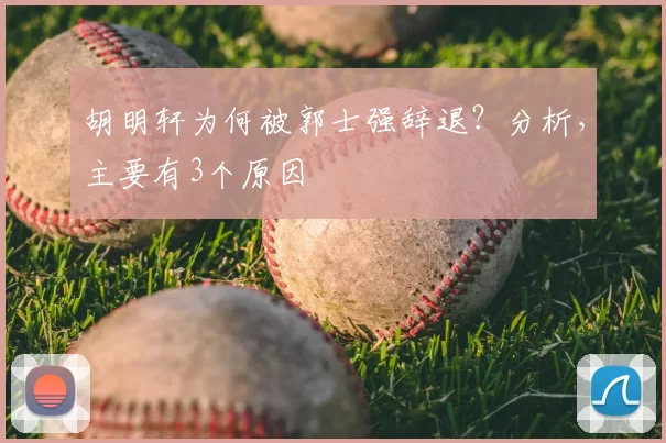 胡明轩为何被郭士强辞退?分析,主要有3个原因